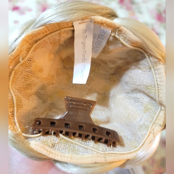 BALMAIN Paris ST. TROPEZ Blonde Basket weave Clip on bun - Picture 3 of 5